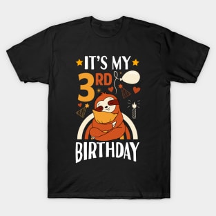 It's My 3rd Birthday T-Shirt